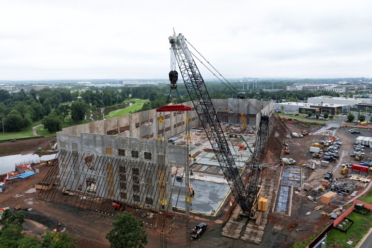Data center construction site